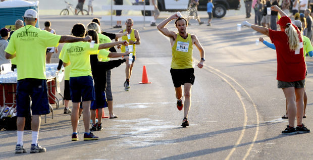 Missoula Marathon aid station